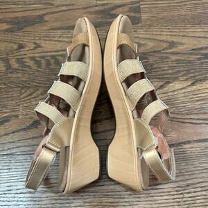 NAOT Gold Sandals Size 6 (37)